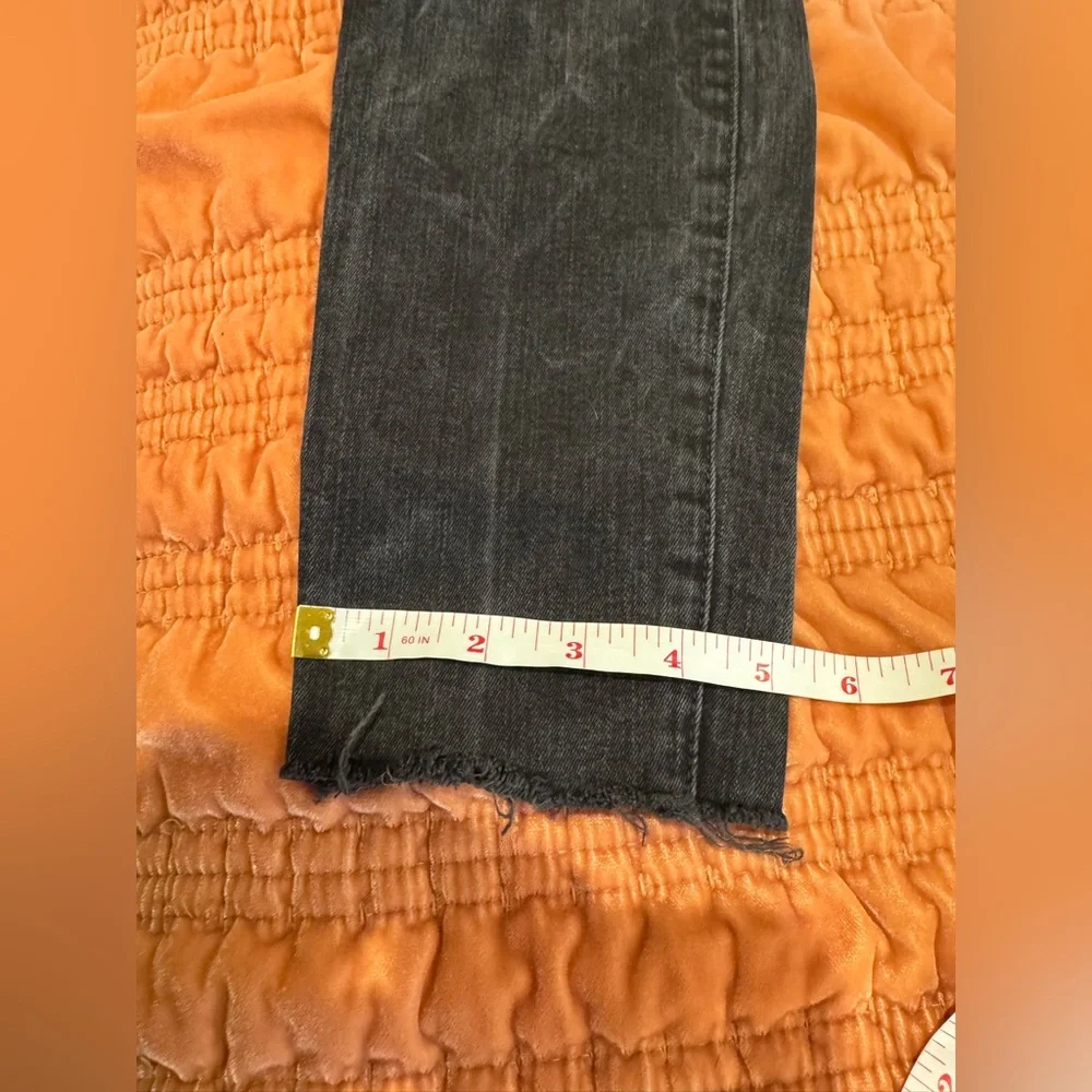 Madewell Zippy Moto Skinny Skinny Jeans - Gray Wash - Size 28 - Picture 7 of 9